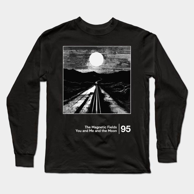 The Magnetic Fields / Minimalist Graphic Fan Artwork Design Long Sleeve T-Shirt by saudade